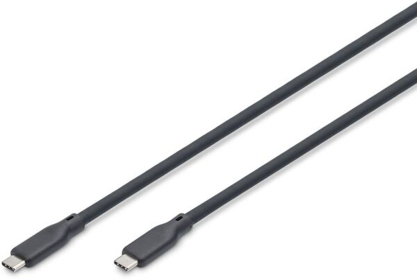 Кабель DIGITUS USB-C > USB-C USB4 2.0, 80G, 240W, 16K, 1м, Black (AK-300350-010-S)