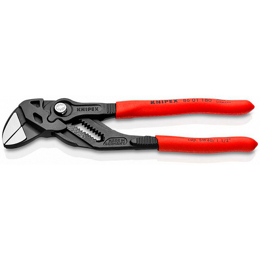 Клещи переставные KNIPEX, 0-40мм, 180мм, фосфатированные, 0.230кг фото 1