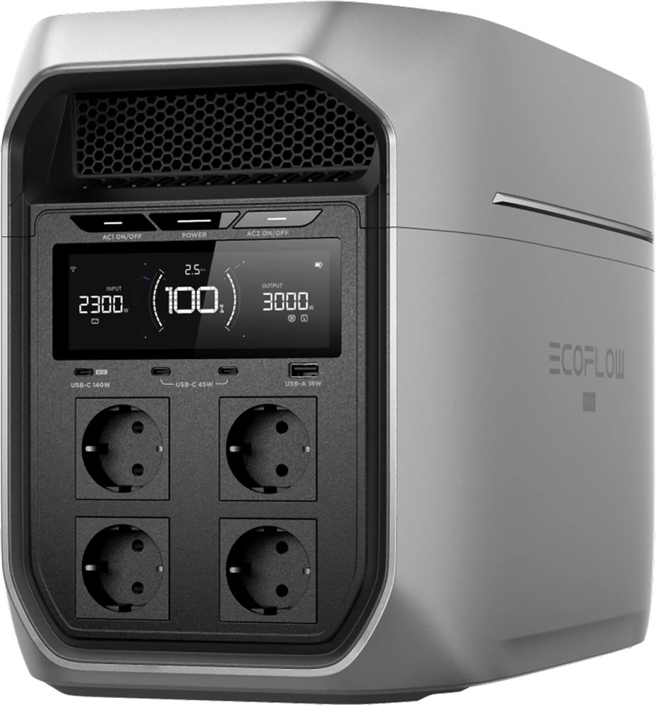 Зарядна портативна електростанція EcoFlow DELTA 3 Max Plus (EFD3MP-EU-CBOX)фото1