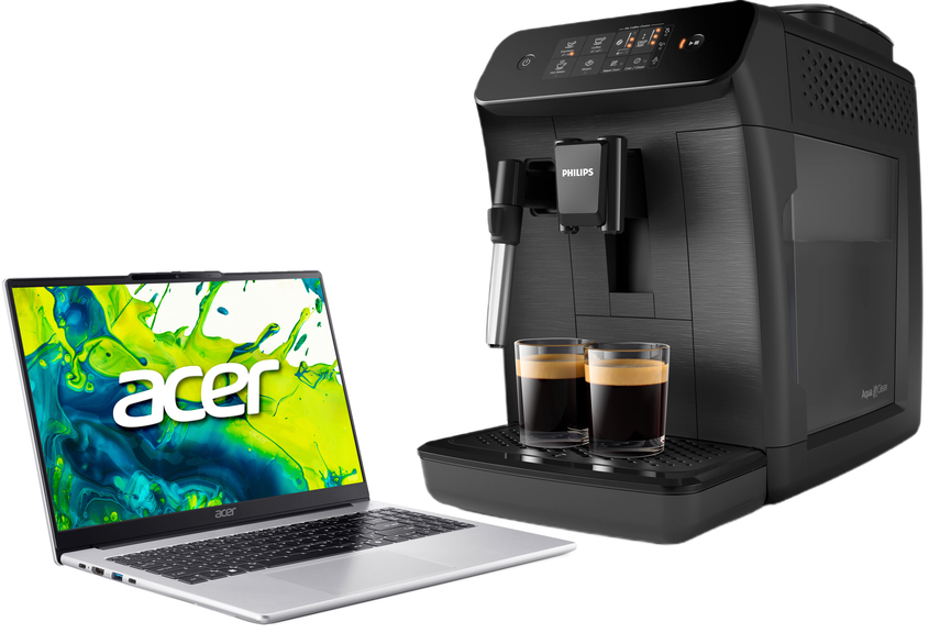 Комплект Ноутбук ACER Aspire Lite AL15-44P + Кофемашина Philips Series 800 EP0820/00 фото 1