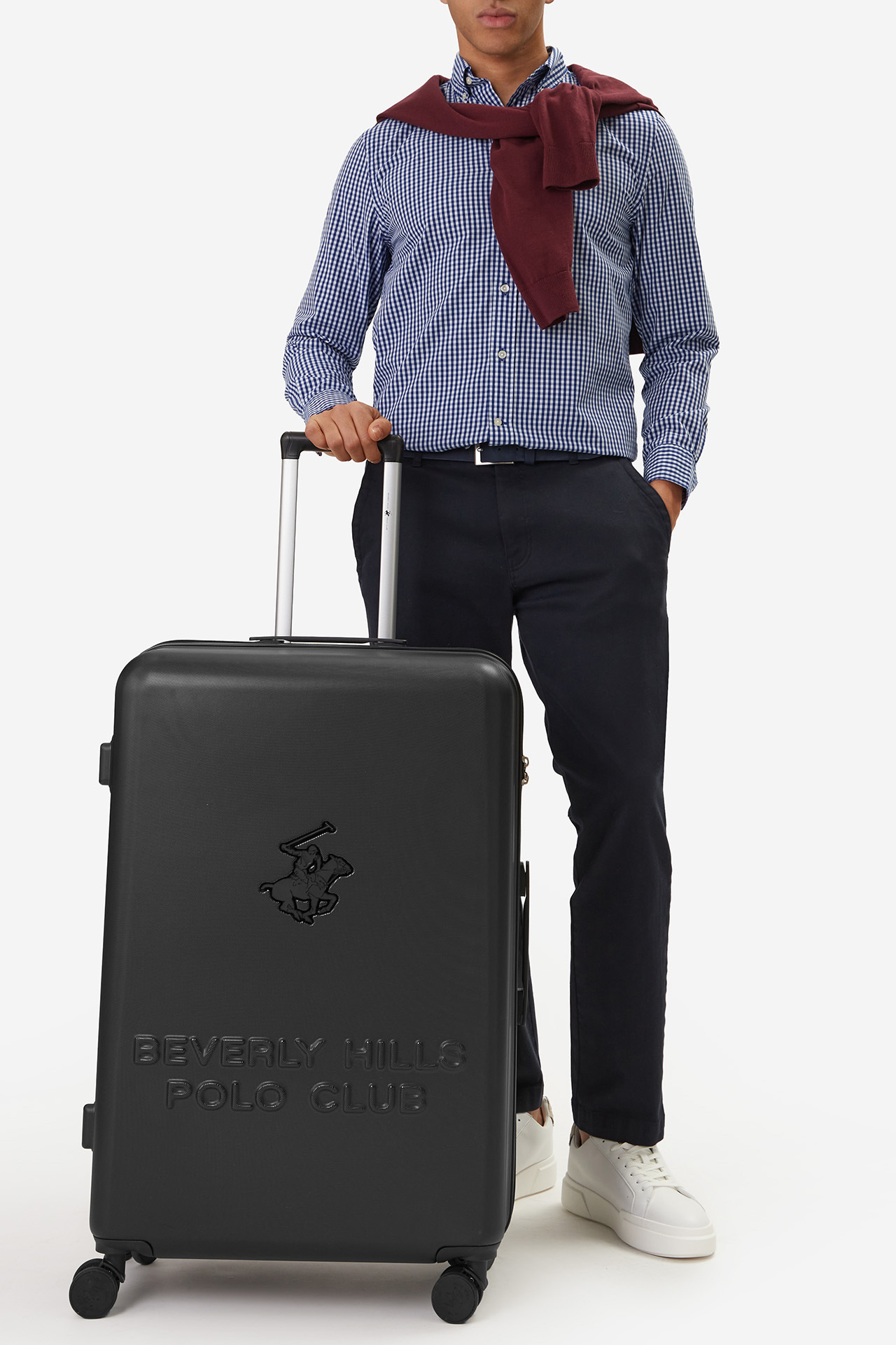 Чемодан Beverly Hills Polo Club CEO-BHPC-L-003-08 черный фото1