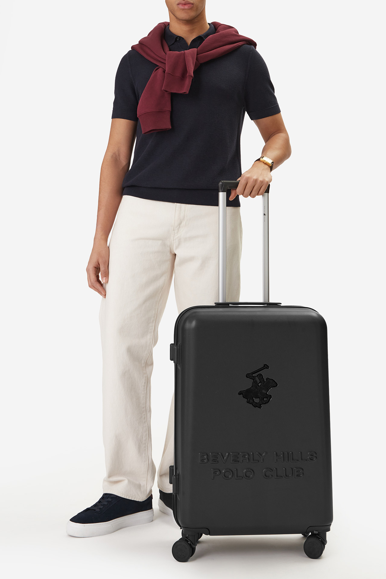 Чемодан Beverly Hills Polo Club CEO-BHPC-M-003-08 черный фото1