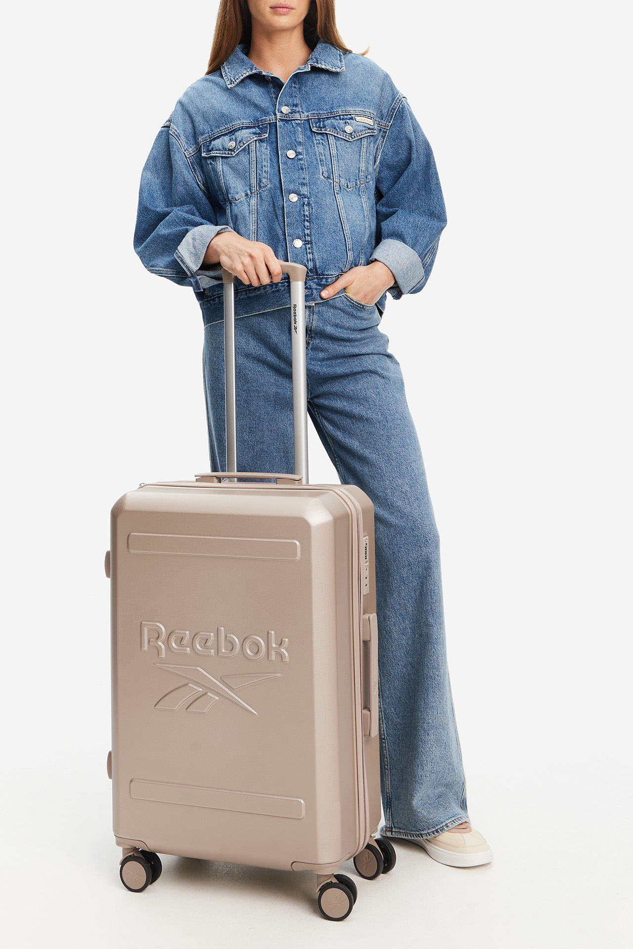 Чемодан Reebok RBK-WAL-023-CCC-M бежевый фото1
