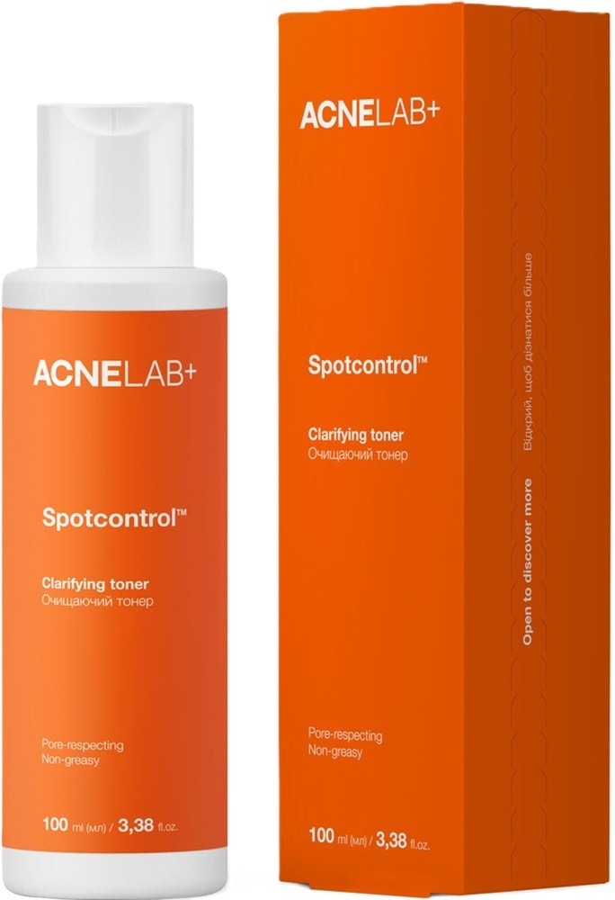 Очищающий тонер ACNELAB+ Spotcontrol Clarifying toner 100 мл фото 1