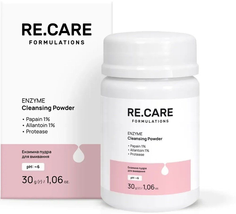 Ензимна пудра для вмивання Re.Care Enzyme Cleansing Powder 30 гфото1