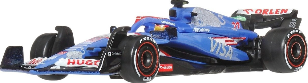 Коллекционный болид VCARB 2024 Yuki Tsunoda Formula 1 Hot Wheels (JBM14) фото1