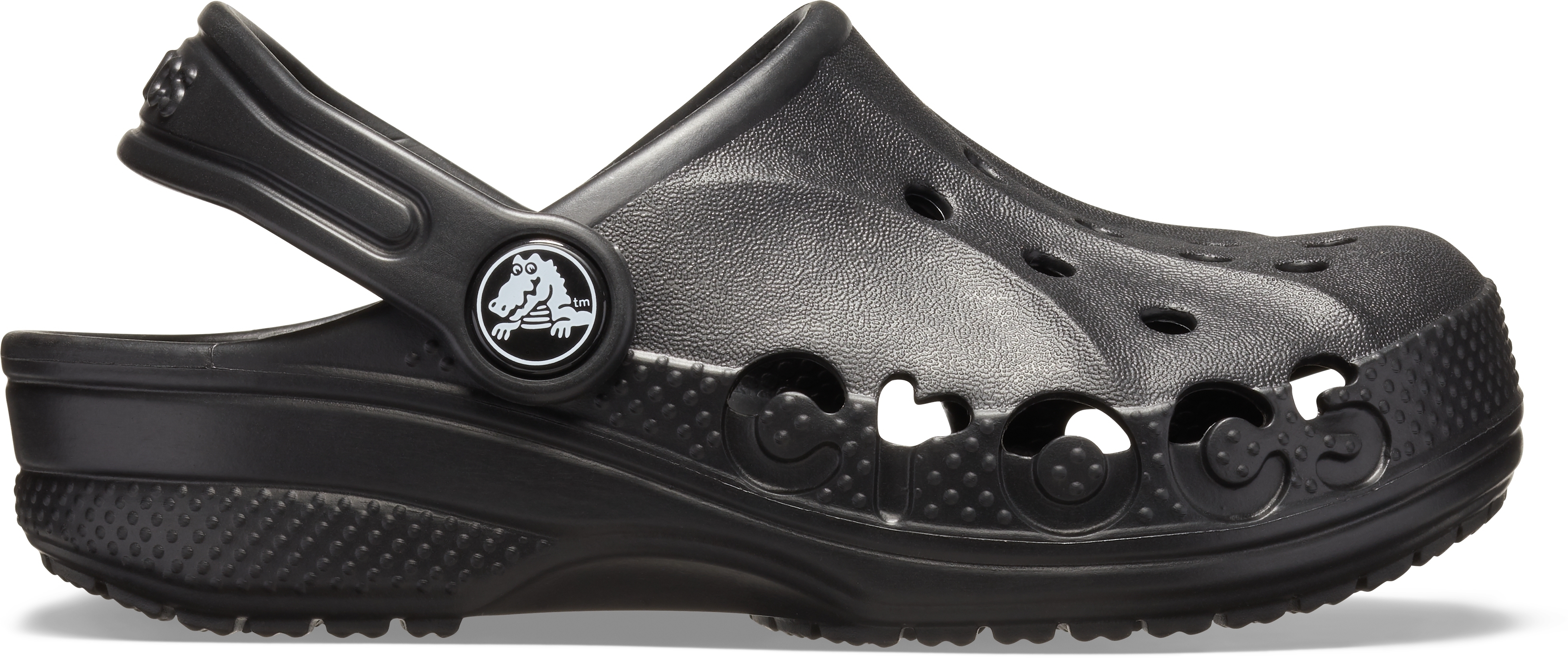 Кроксы детские Crocs Baya Clog 207013-001 30-31 черные фото1