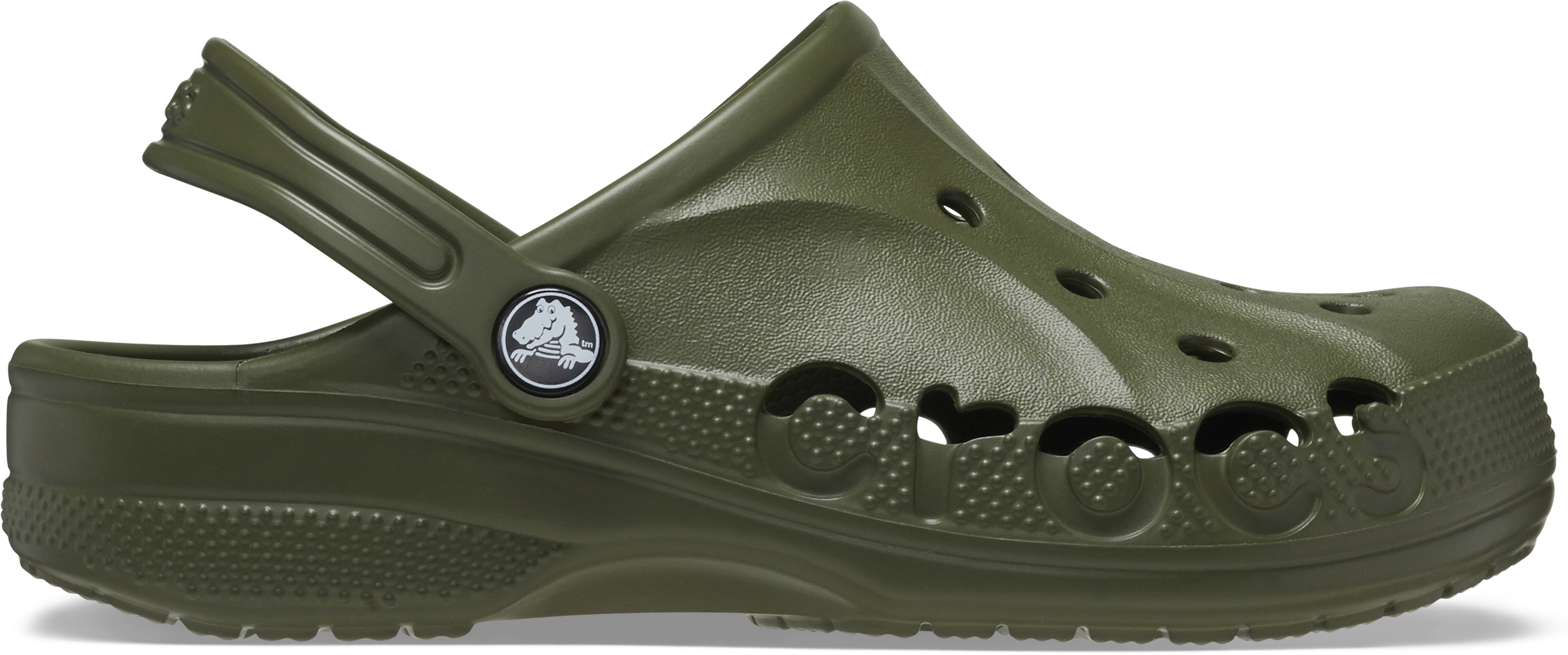 Кроксы детские Crocs Baya Clog 207013-309 28-29 хаки фото1