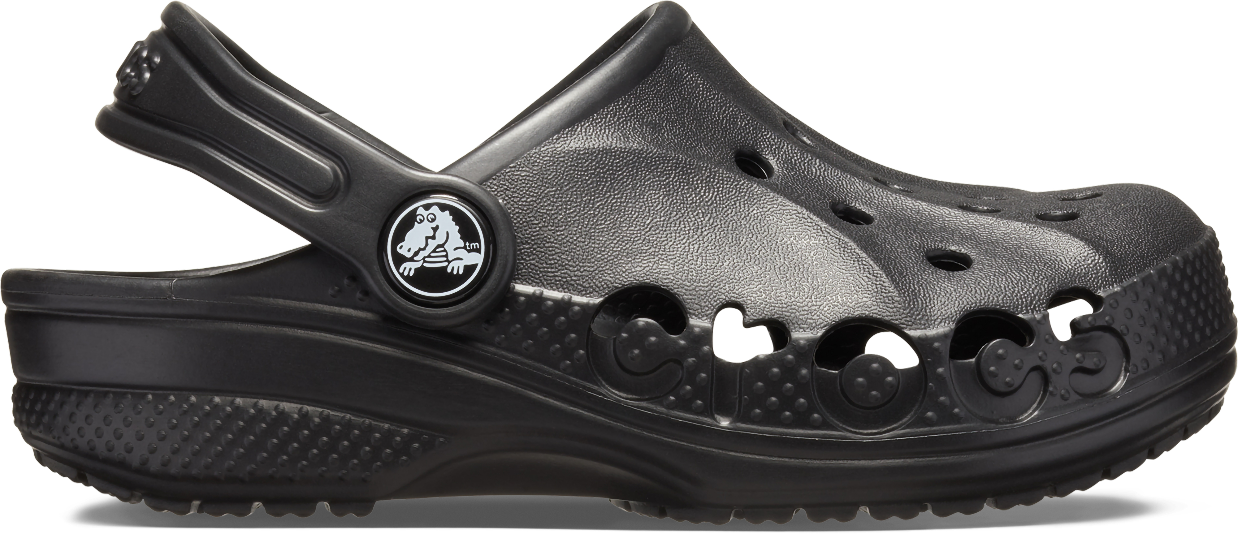 Кроксы детские Crocs Baya Clog 207012-001 22-23 черные фото1