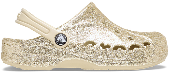 Кроксы для девочек Crocs 207014-11S 23-24 золотые фото1