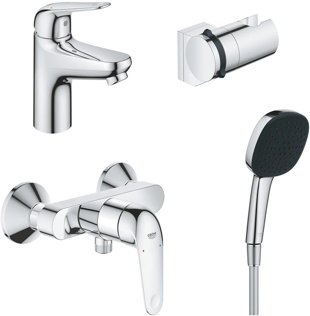 Комплект для ванни Grohe QuickFix Dice&Vitalio Comfort (UA202702SQ)фото1