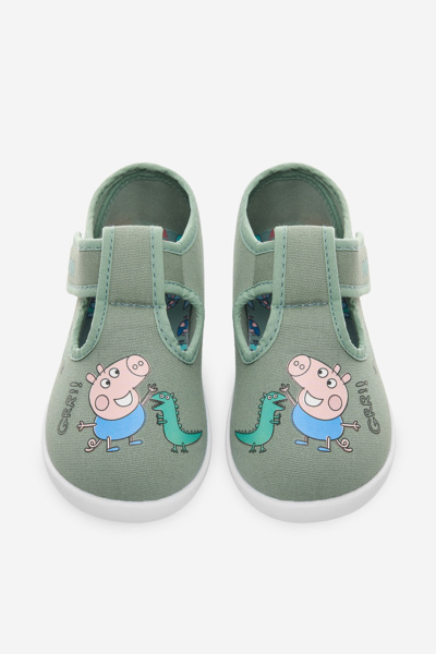 Кеди для дівчаток Peppa Pig CM-334PP 23 зелені фото