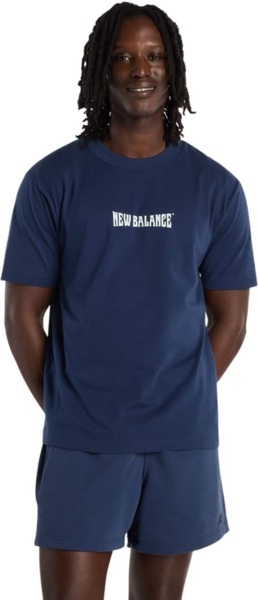 Футболка чоловіча New Balance Wavey T-Shirt MT61B2STNNY M синяфото