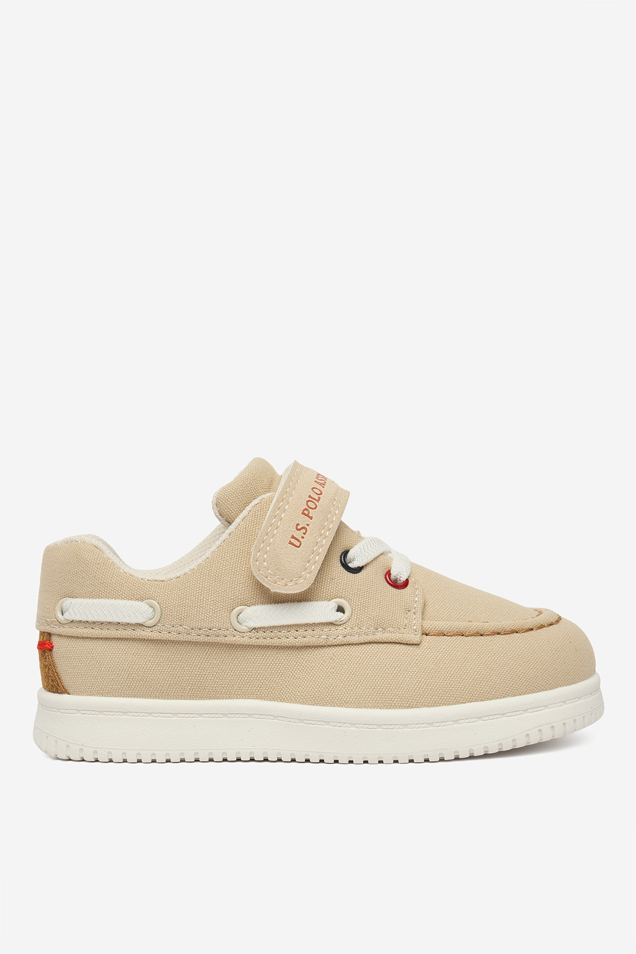 Кеды для мальчиков U.S. Polo Assn. MICHAL001K/6CY1 26 бежевые фото1