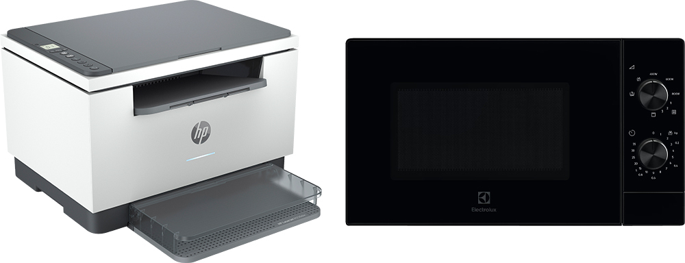 

Комплект МФУ лазерное HP LaserJet MFP M236dw + Микроволновая печь Electrolux EMZ421MMK