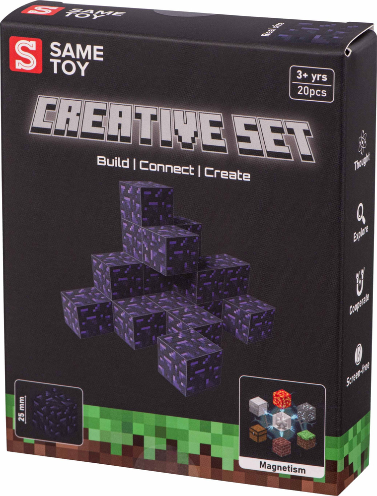RMC*moona様 Магнитный конструктор Same Toy Creative Set Obsidian (MCRAFT-4931