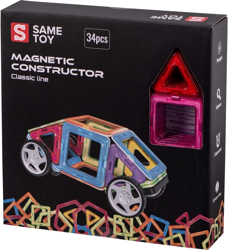 Магнитный конструктор Same toy Classic line (MCST-34) фото 1