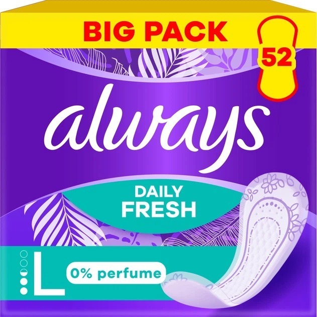 Щоденні прокладки Always Daily Fresh & Protec Long Подовжені 52 штфото1