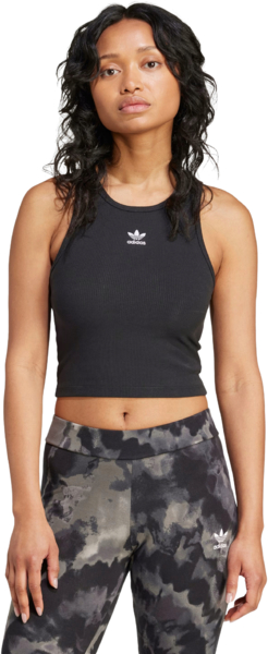 Майка жіноча Adidas ESS Rib Tank IW5736 L чорнафото