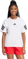Футболка бавовняна жіноча Adidas W FI 3S TEE JE0238 M біла