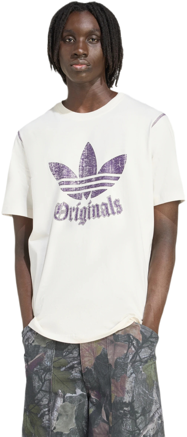 Футболка хлопковая мужская Adidas Originals GRFX TEE JY2760 L белая