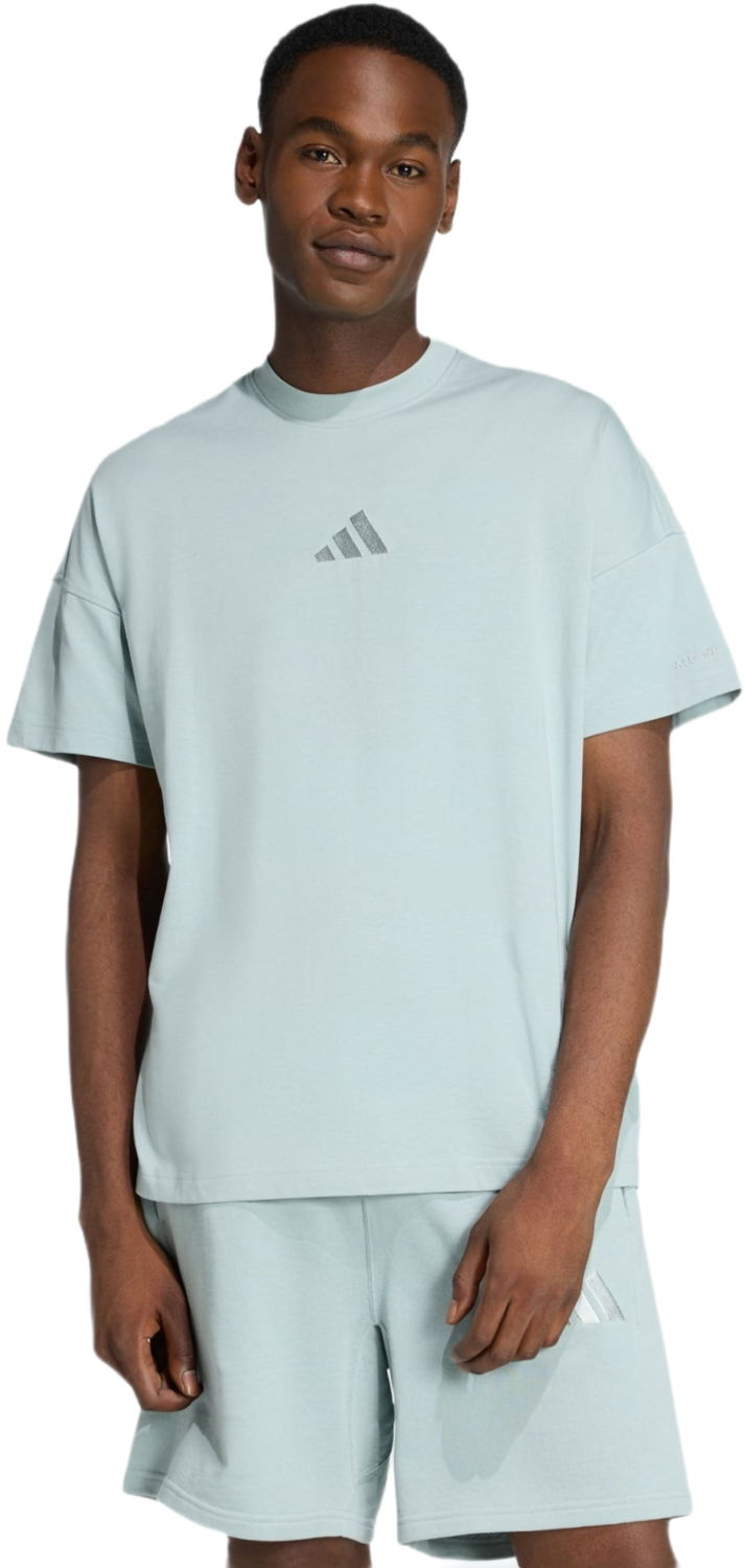 Футболка бавовняна чоловіча Adidas M A SZN T KC3189 S м'ятна