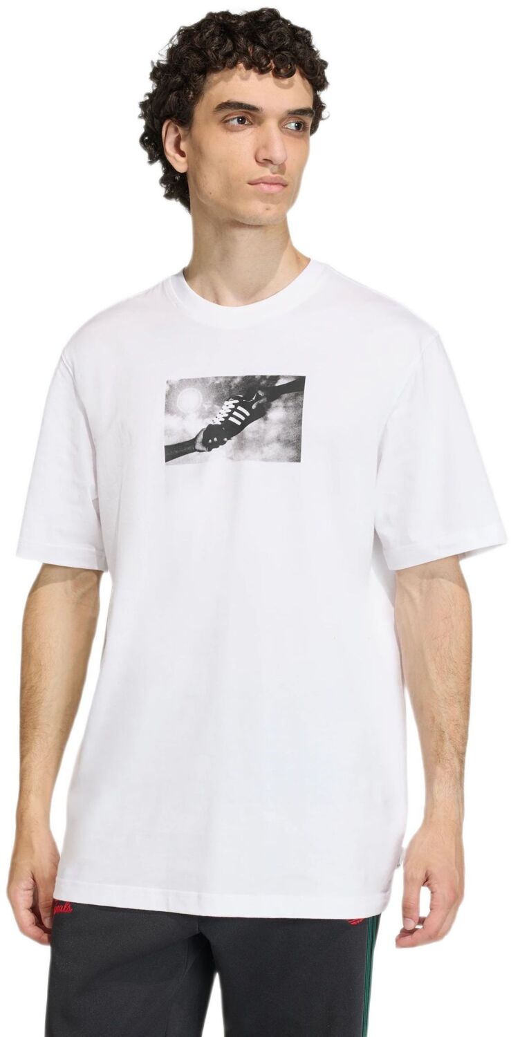 Футболка хлопковая мужская Adidas GFX T KS7615 L белая