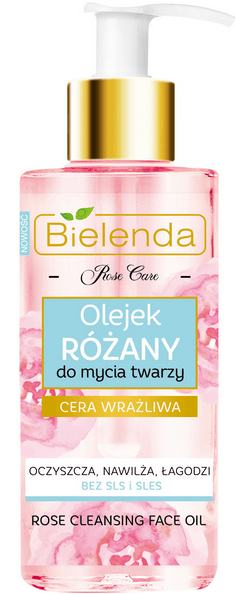 Масло для умывания лица Bielenda Rose Care розовое 140 мл фото1