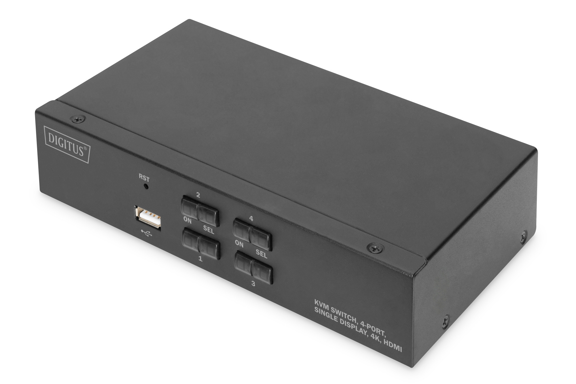 KVM-переключатель DIGITUS Desktop HDMI, 4 Port (DS-12880) фото 1