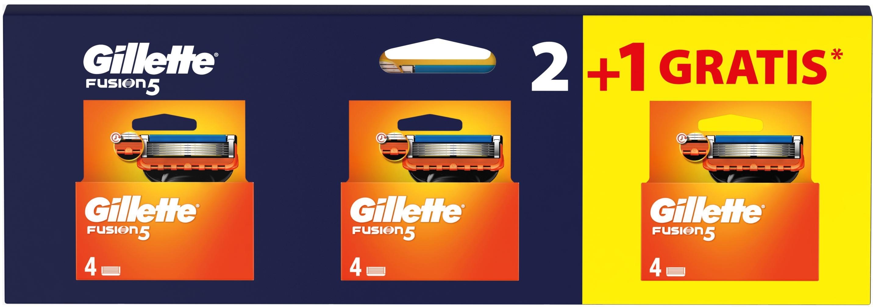 Сменные картриджи для бритья Gillette Fusion5 8+4 шт. фото 1