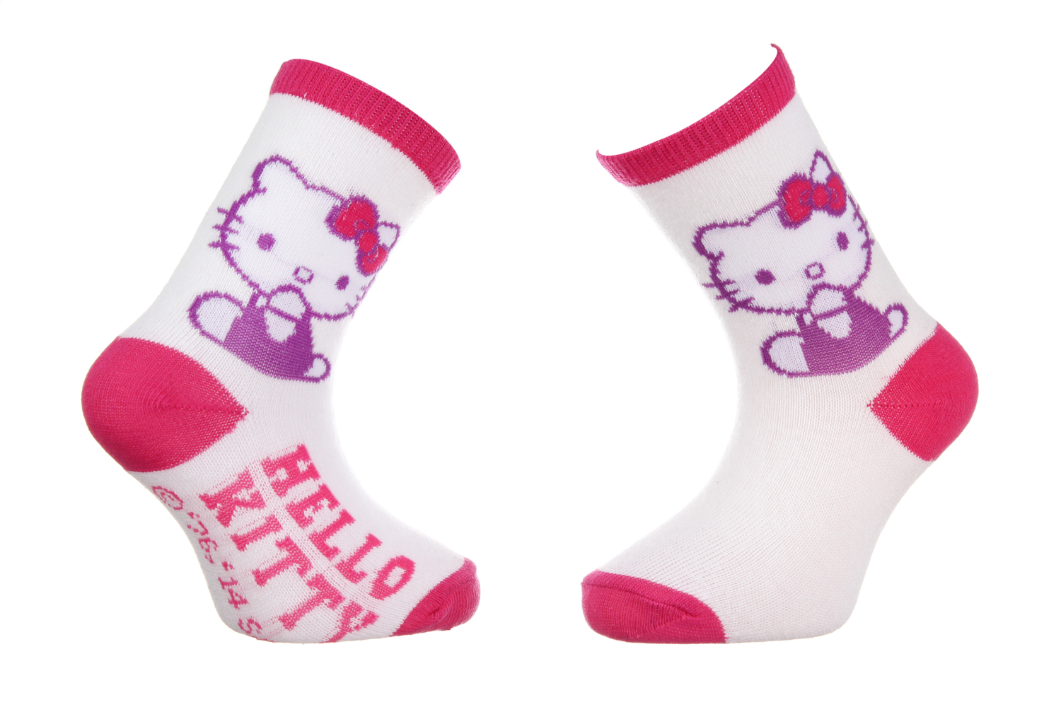 Шкарпетки дитячі Hello Kitty Pose De Cote 32770-1 19-22 білі