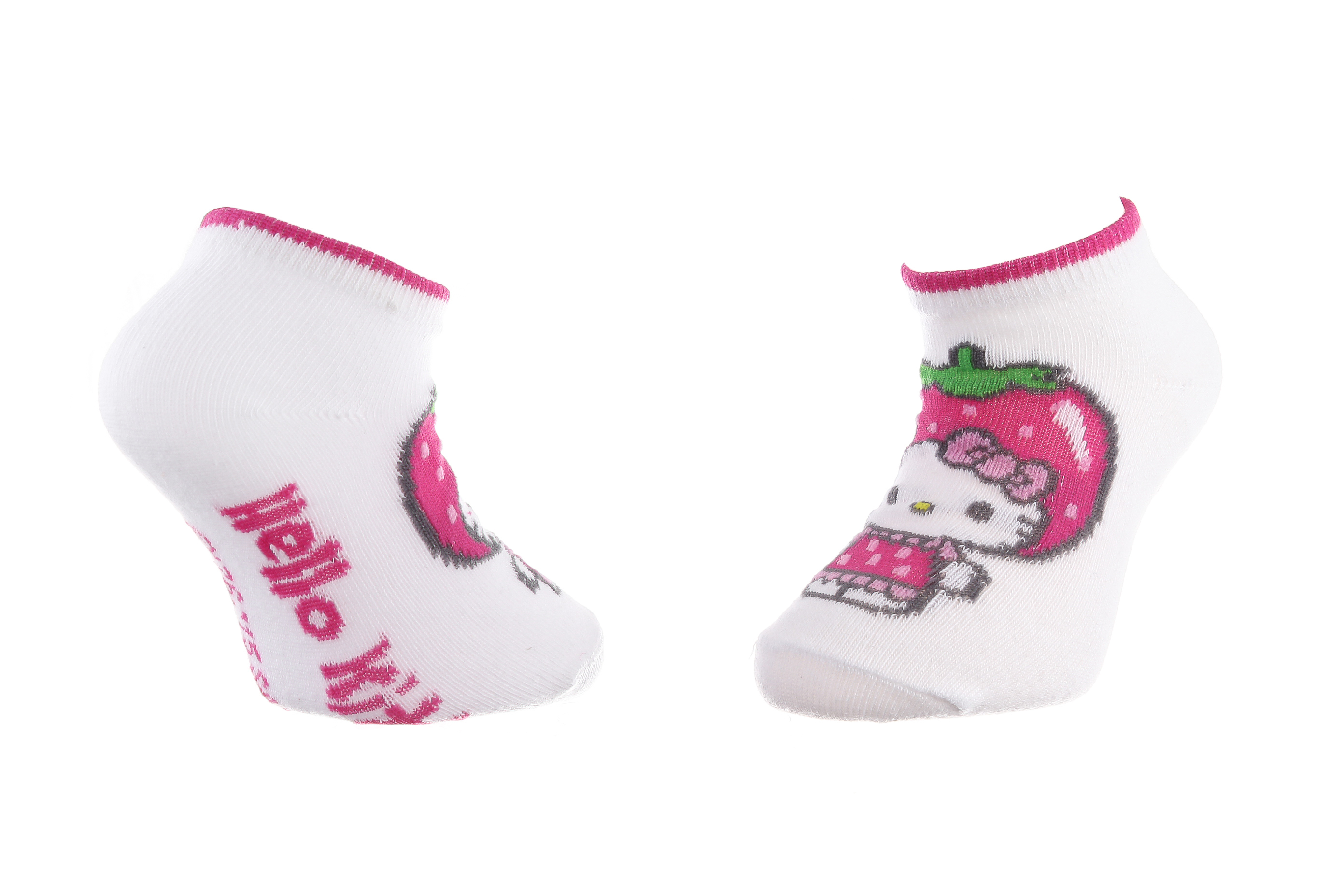 Шкарпетки дитячі Hello Kitty Hk Theme Fraise 83890528-1 31-34 білі фото1