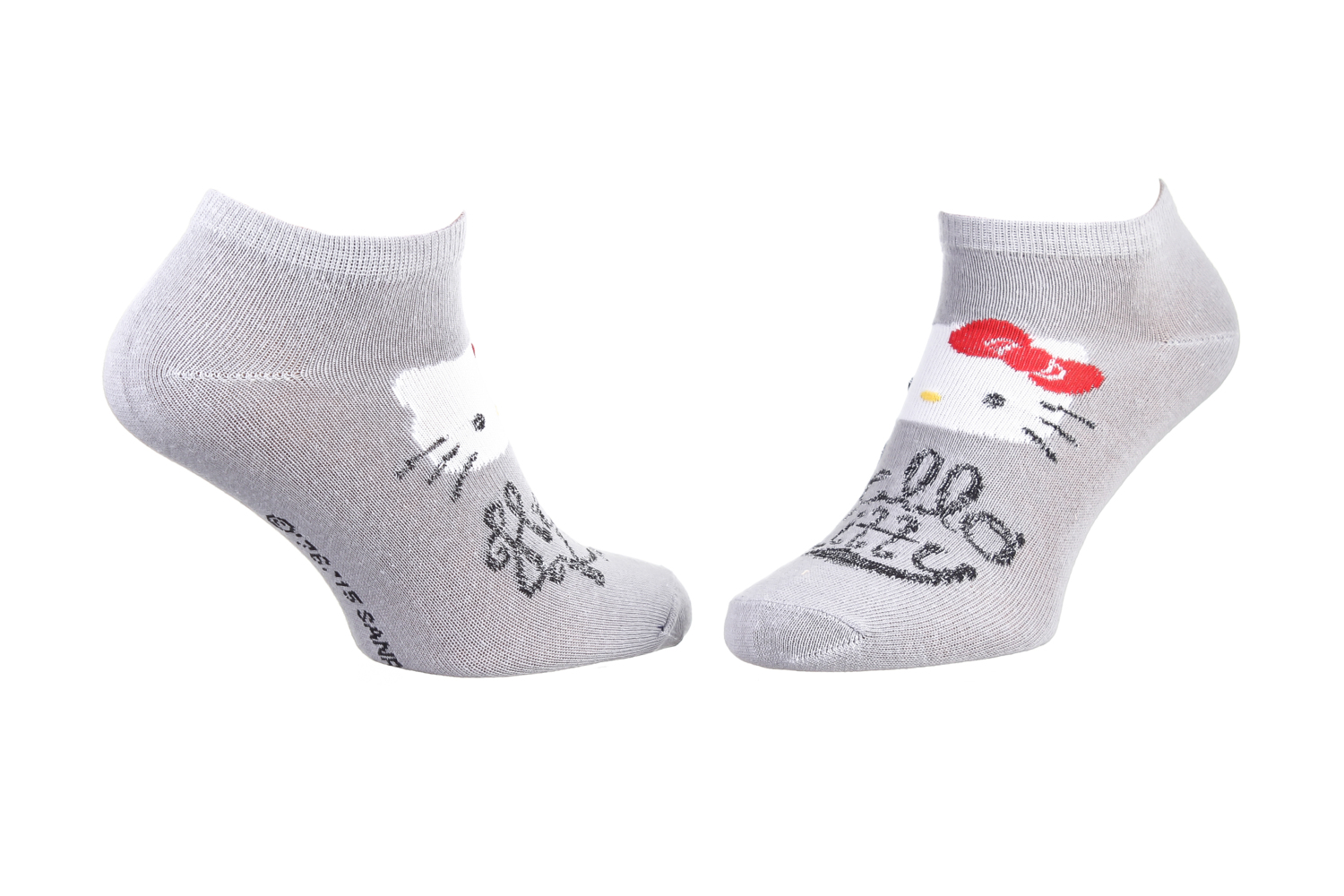 Шкарпетки дитячі Hello Kitty Socks 13890128-2 36-41 світло-сірі