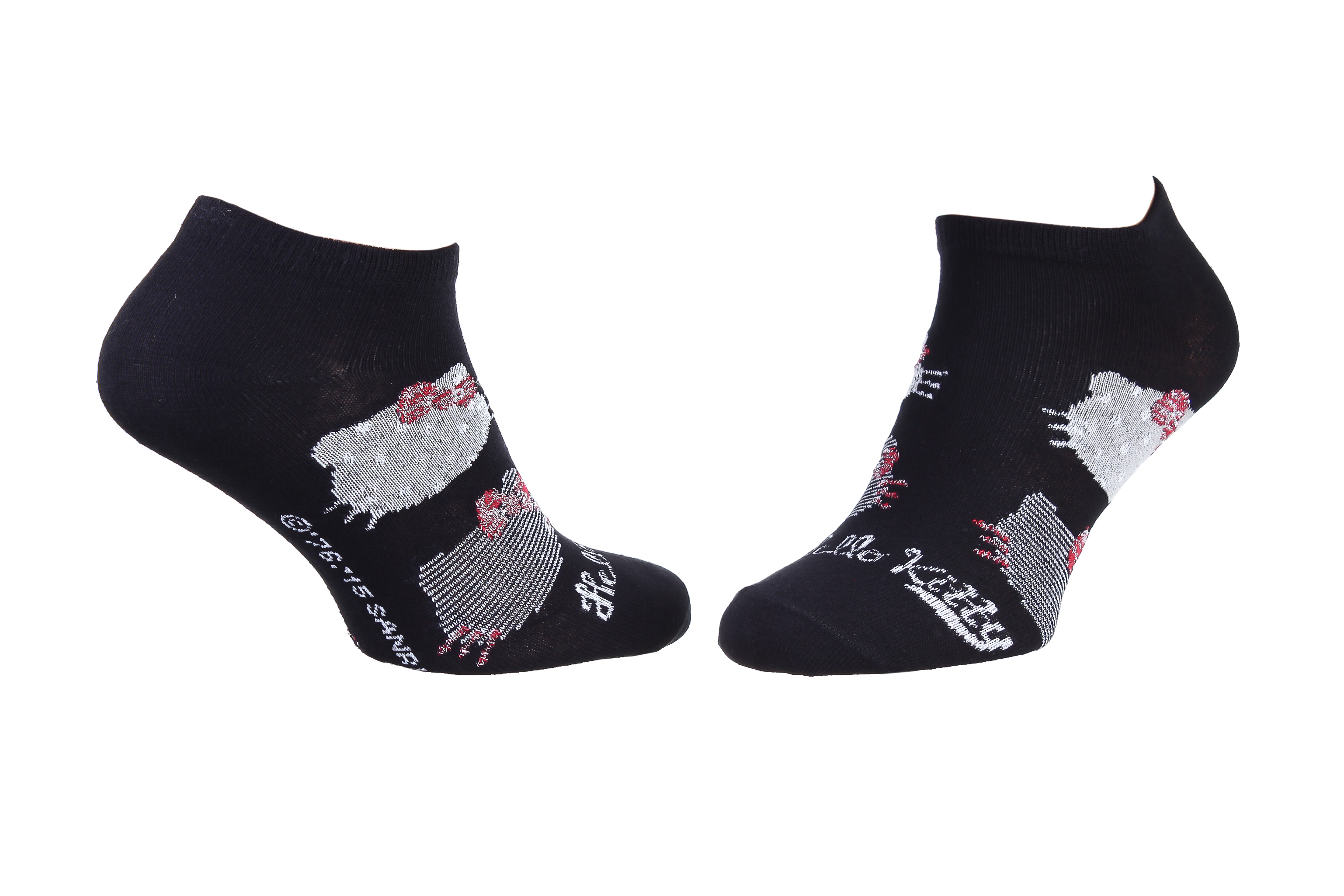Шкарпетки дитячі Hello Kitty Socks 13890128-6 36-41 чорні фото1