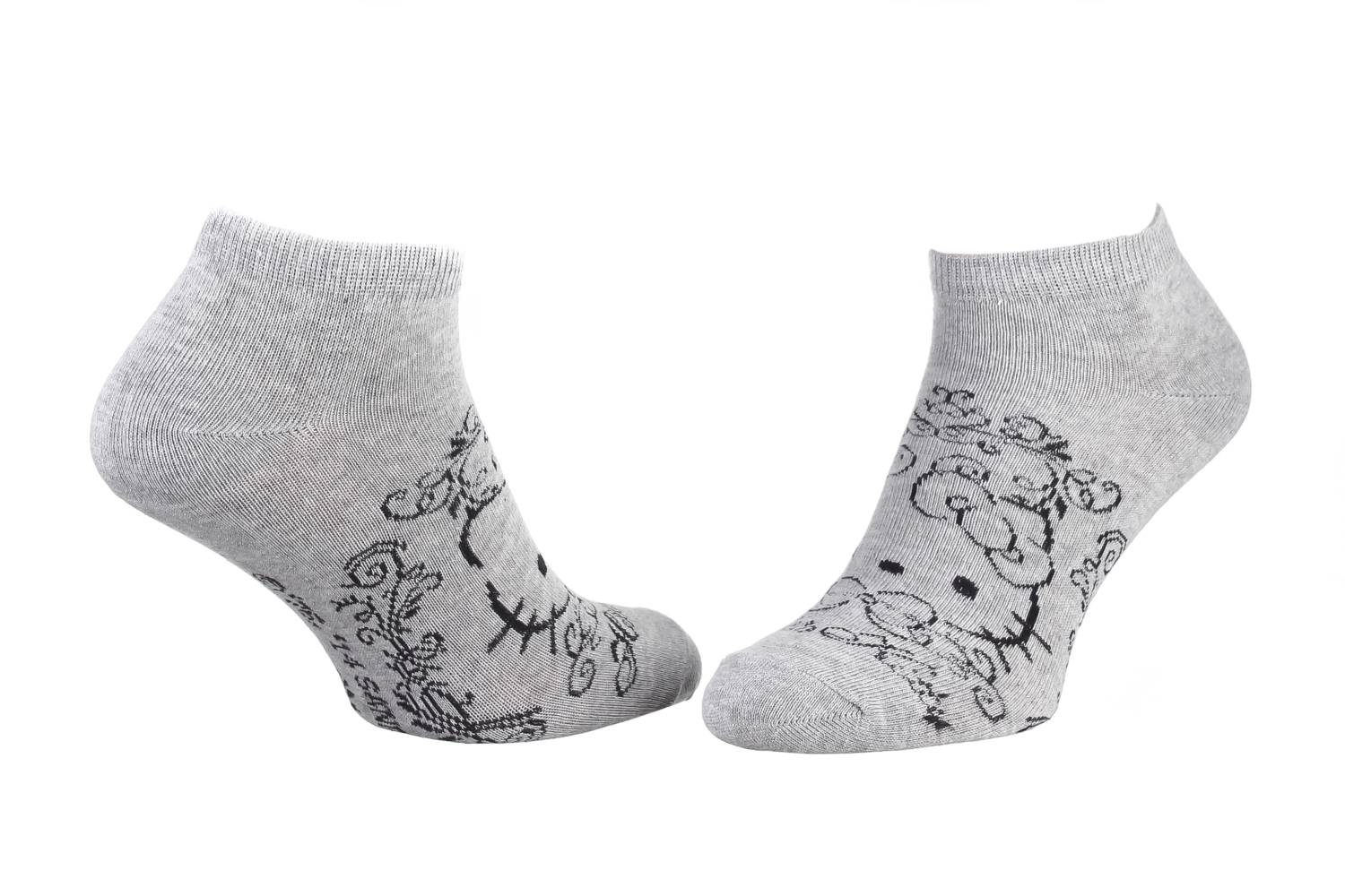 Шкарпетки дитячі Hello Kitty Tete Hk Arabesque 13890712-2 35 - 41 сірі