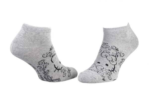Шкарпетки дитячі Hello Kitty Tete Hk Arabesque 13890712-2 35 - 41 сірі фото
