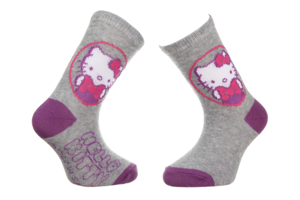 Шкарпетки дитячі Hello Kitty Tete Hk Ecriture 32770-3 23-26 пурпурні фото