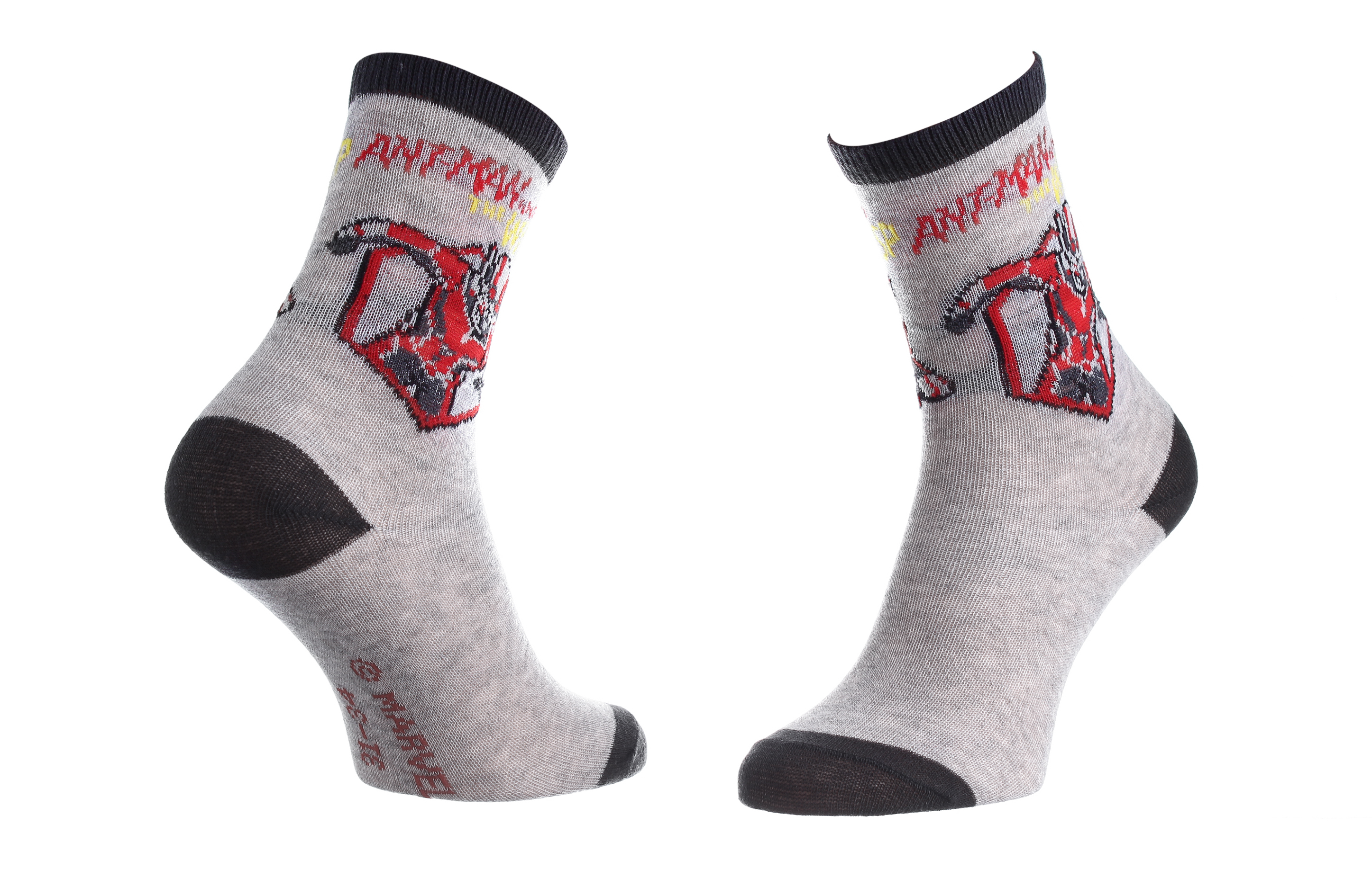 Шкарпетки дитячі Marvel Buste Ant-Man 83895248-3 35-38 світло-сірі фото1