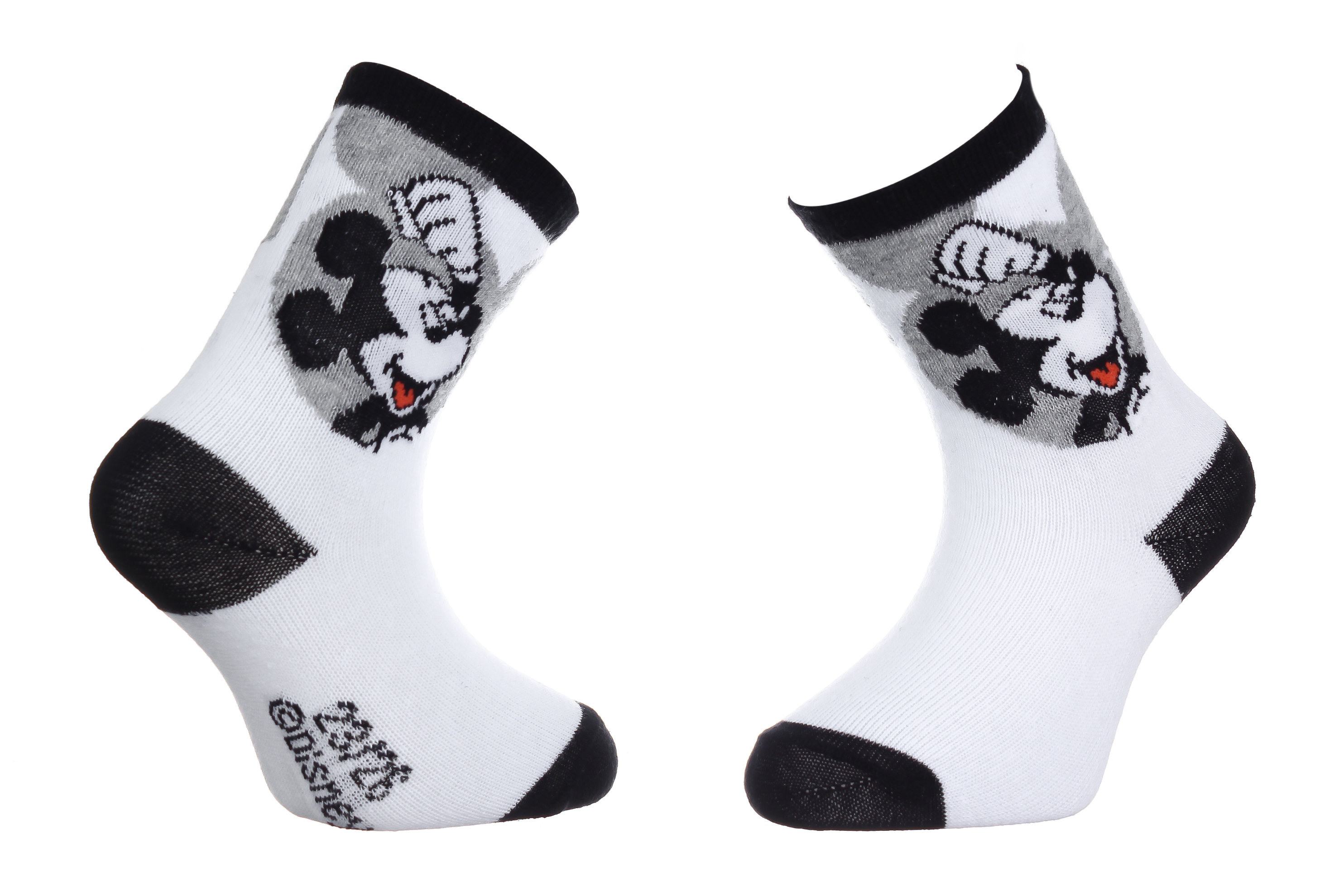 Шкарпетки дитячі Disney Mickey Vainqueur 43891247-2 23-26 білі фото1