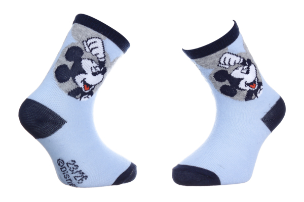 Шкарпетки дитячі Disney Mickey Vainqueur 43891247-1 23-26 світло-блакитні фото