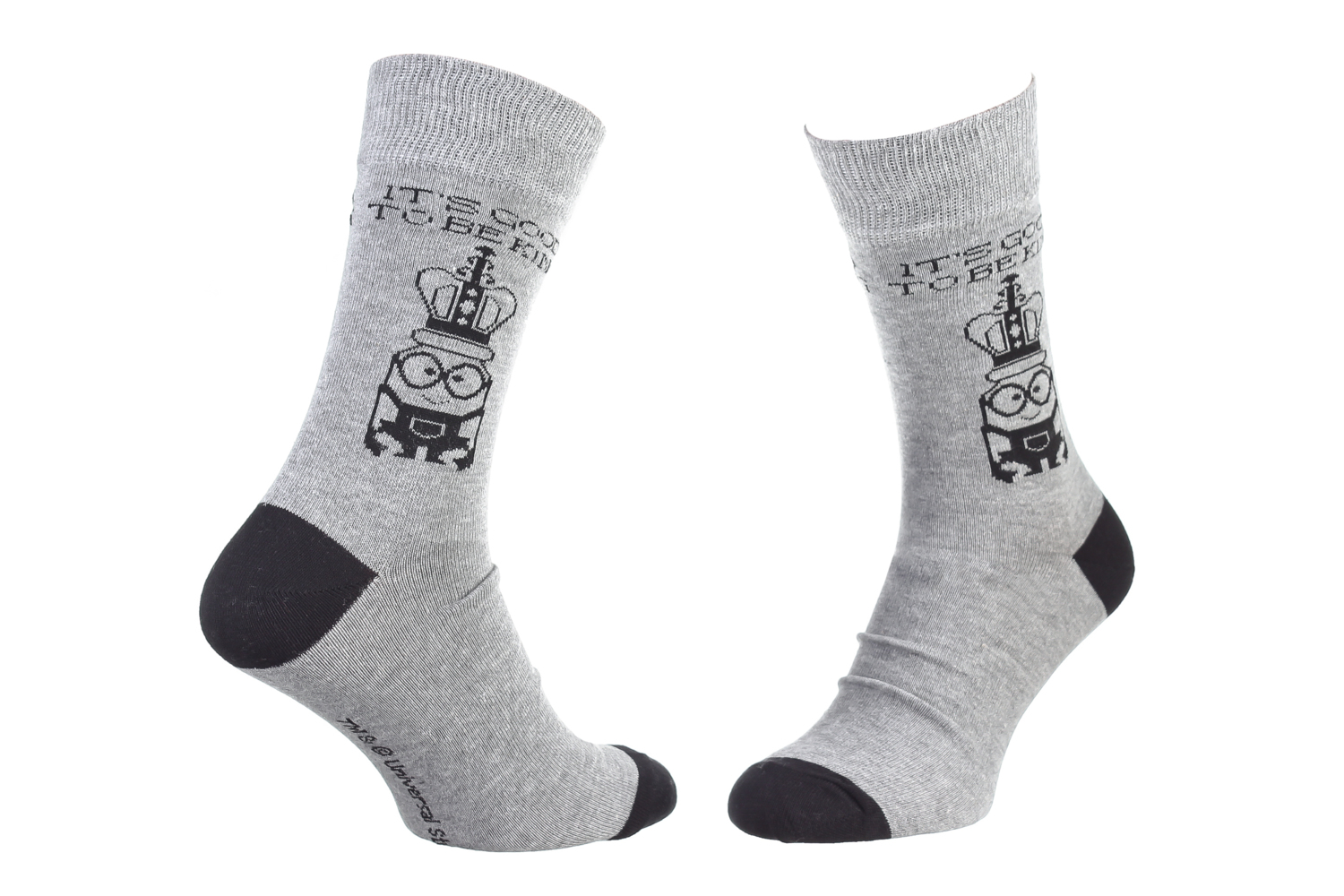 Шкарпетки дитячі Disney Mickey Couronne 93154967-8 39-42 темно-сірі