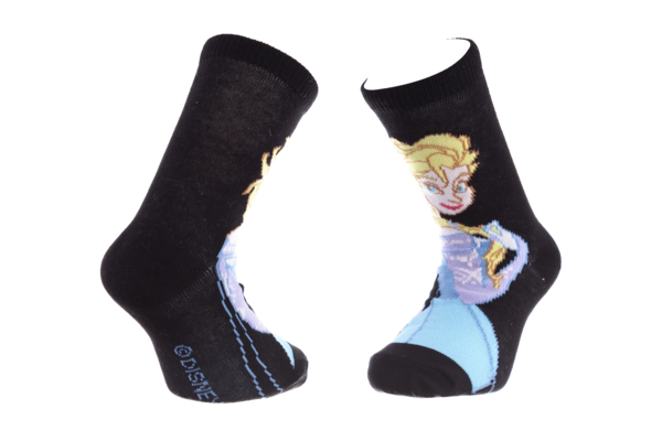 Носки детские Disney Princess Elsa Sur Tige Et Pied 83841644-7 31-34 черные фото