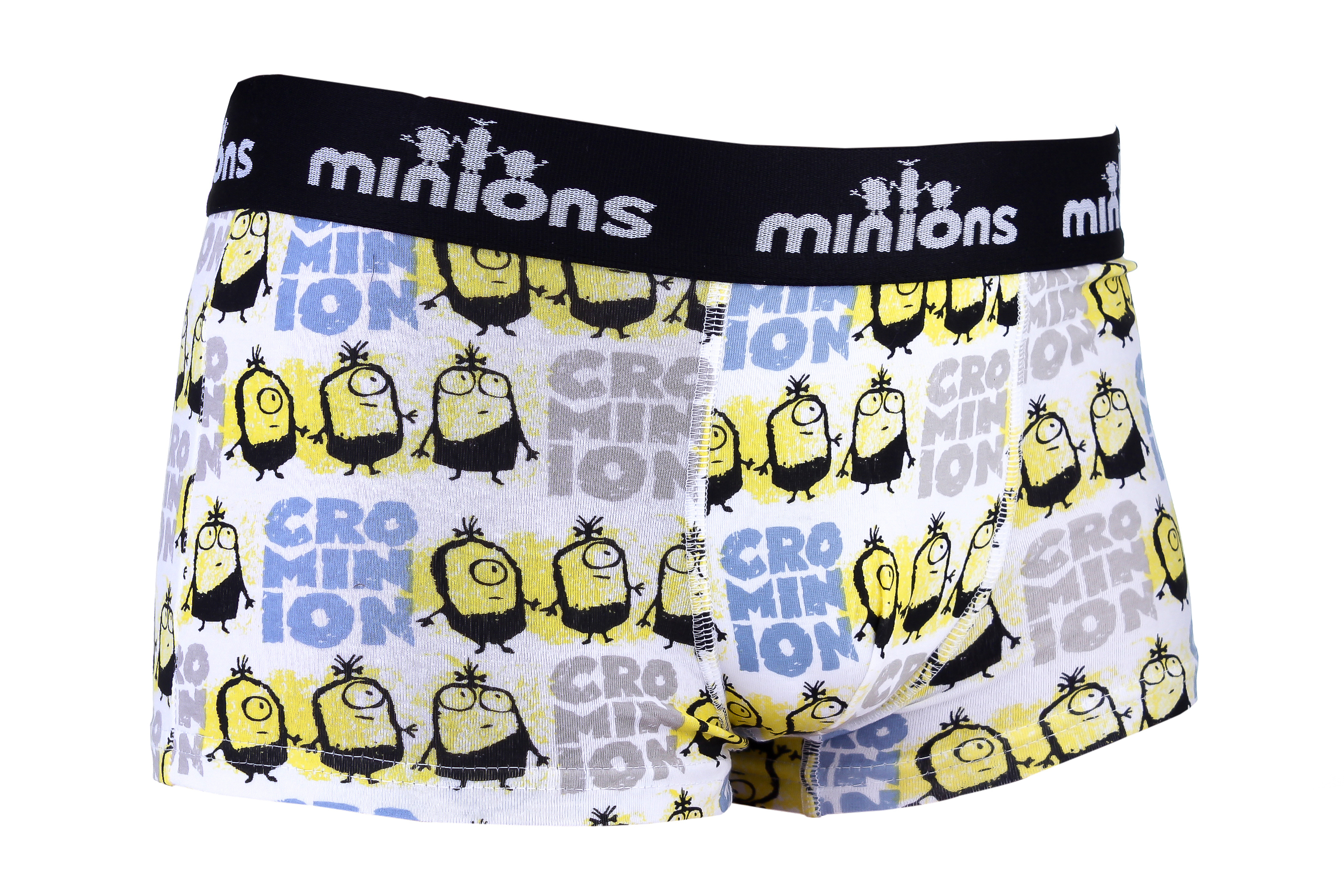 Труси-боксери для хлопчиків Minions Noir - CroPrehistoire 30890253-4 8-10 білі фото1