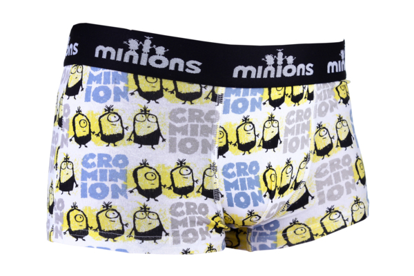 Труси-боксери для хлопчиків Minions Noir - CroPrehistoire 30890253-4 8-10 білі фото