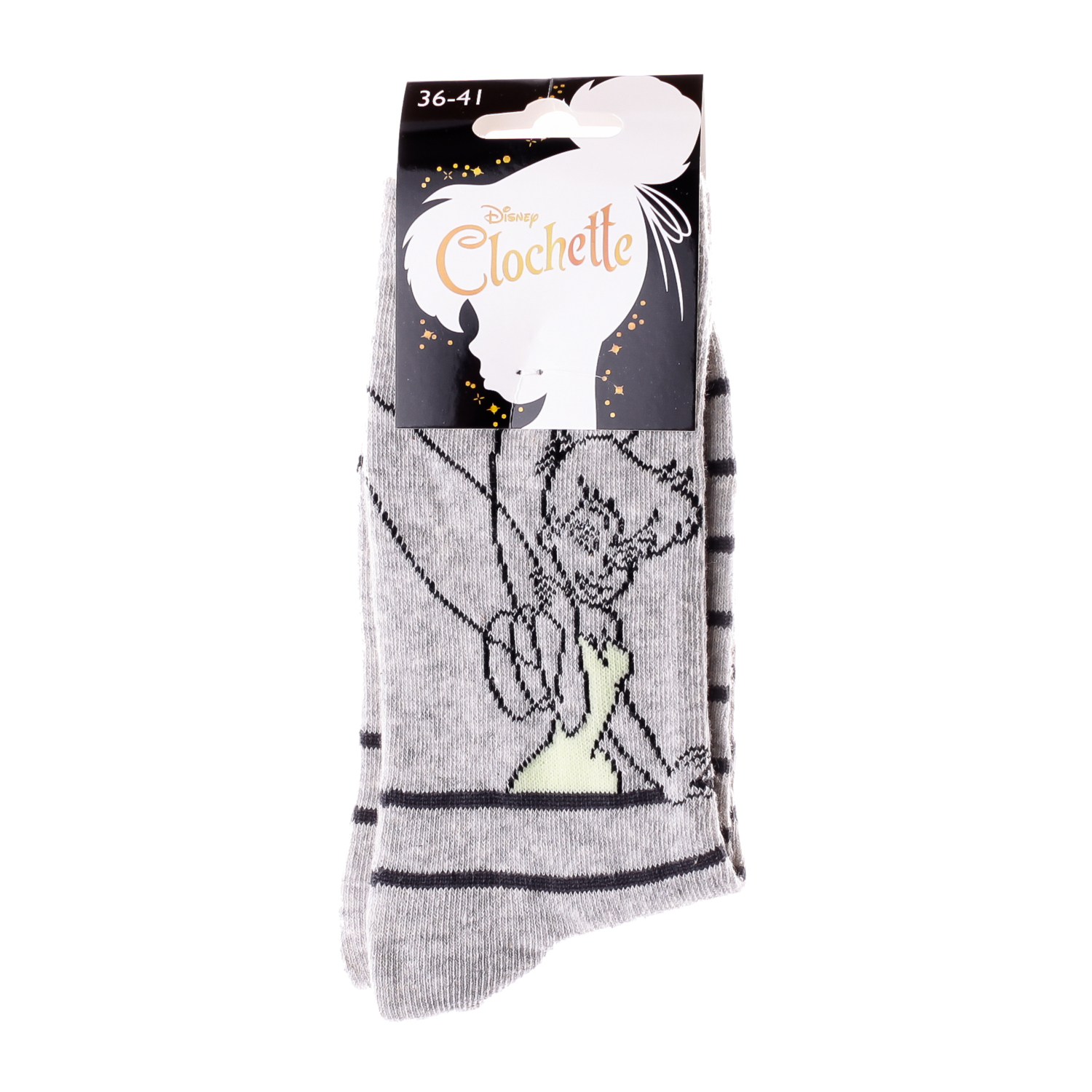 Шкарпетки дитячі Winnie La Fee Rayures 13890152-1 36-41 сірі