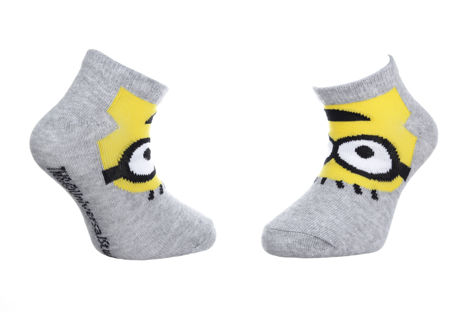 Шкарпетки дитячі Minions Oeil A L Endroit 83890147-7 31-34 світло-сірі