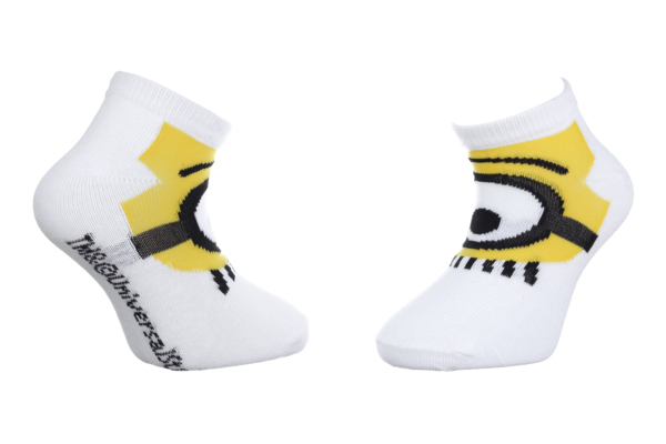Шкарпетки дитячі Minions Yeux A L Envers 83890147-6 31-34 білі фото