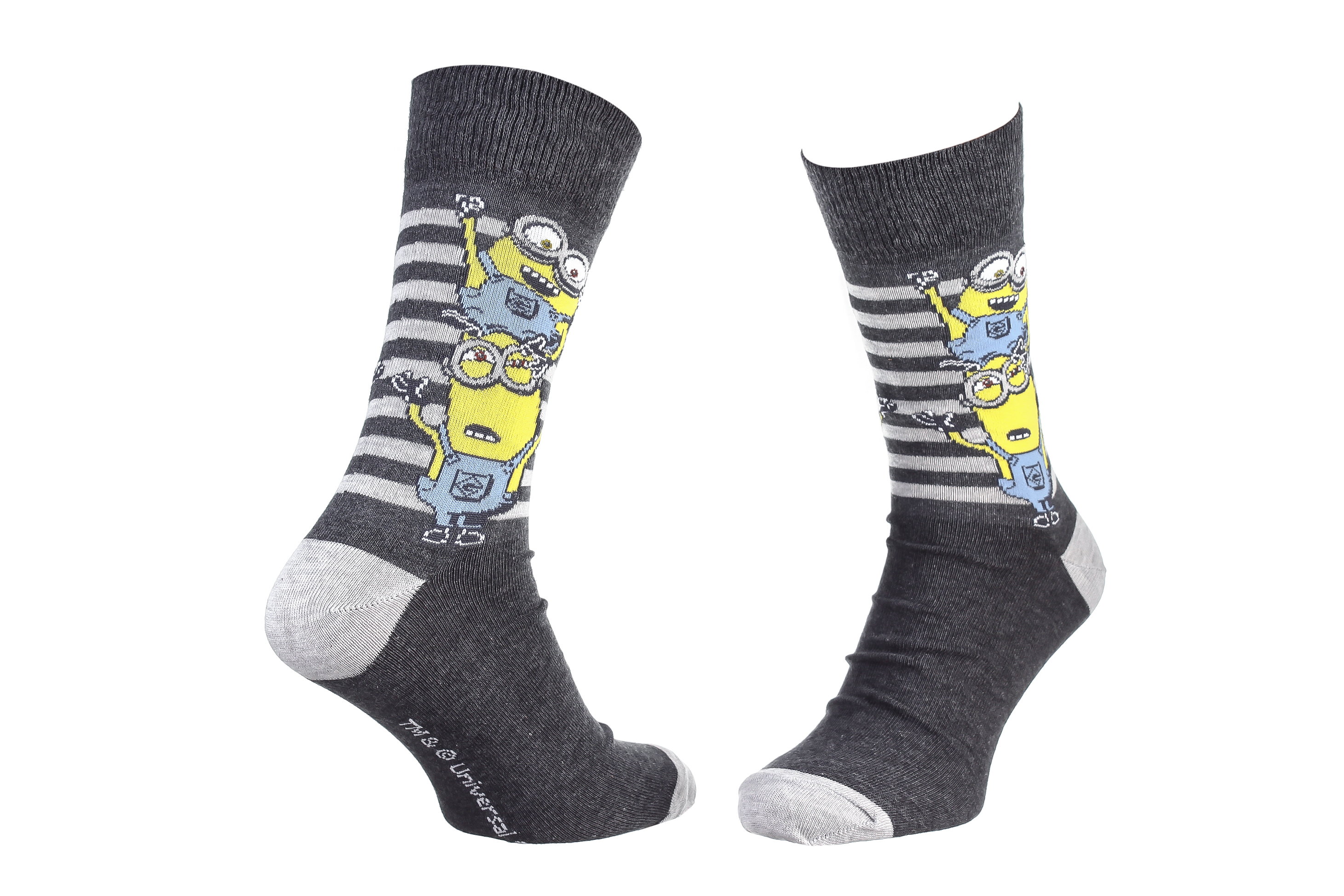 Шкарпетки дитячі Minions Groupe 93154967-4 39-42 темно-сірі фото1