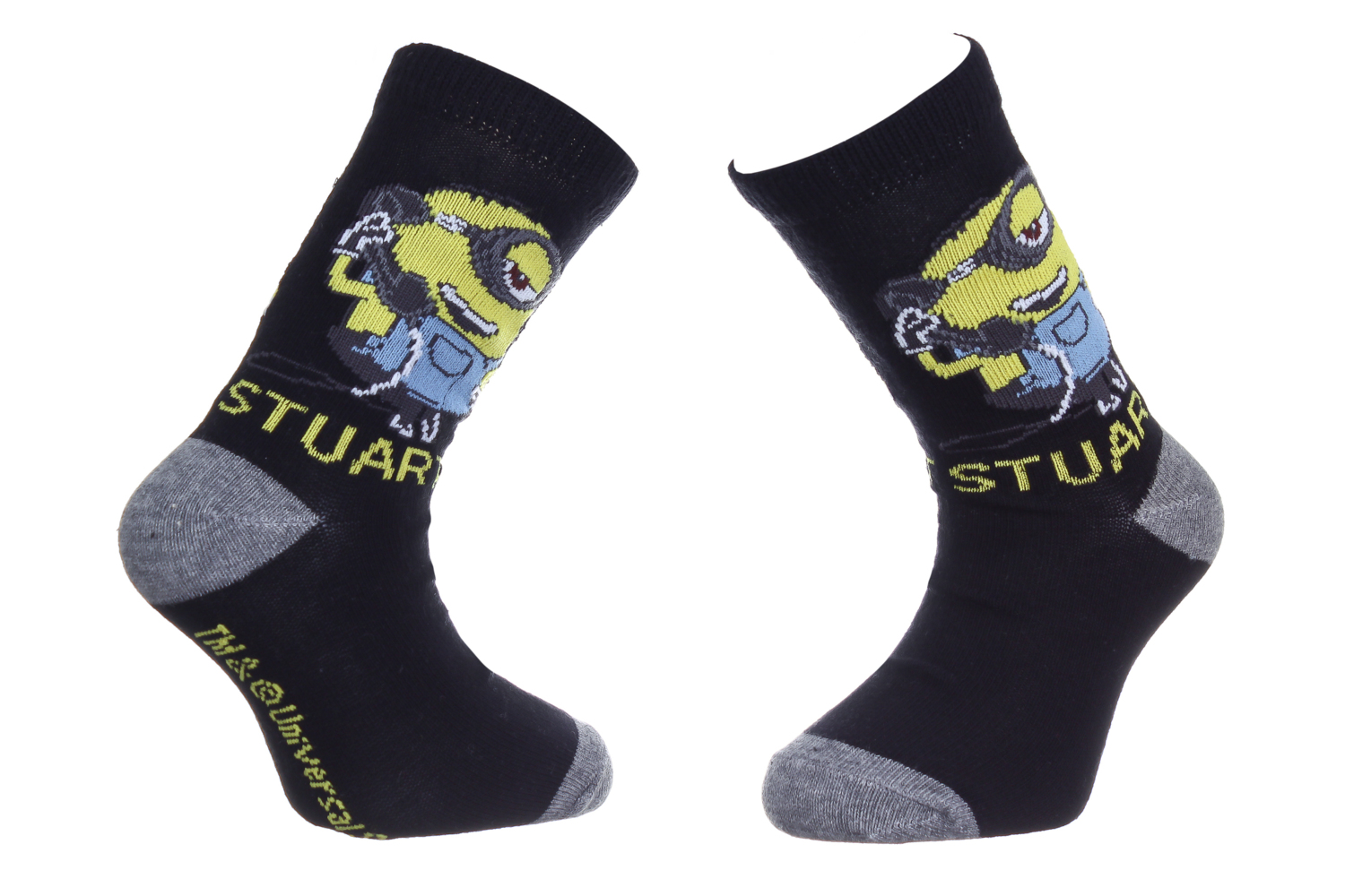 Шкарпетки дитячі Minions Stuart 83897920-5 27-30 чорні