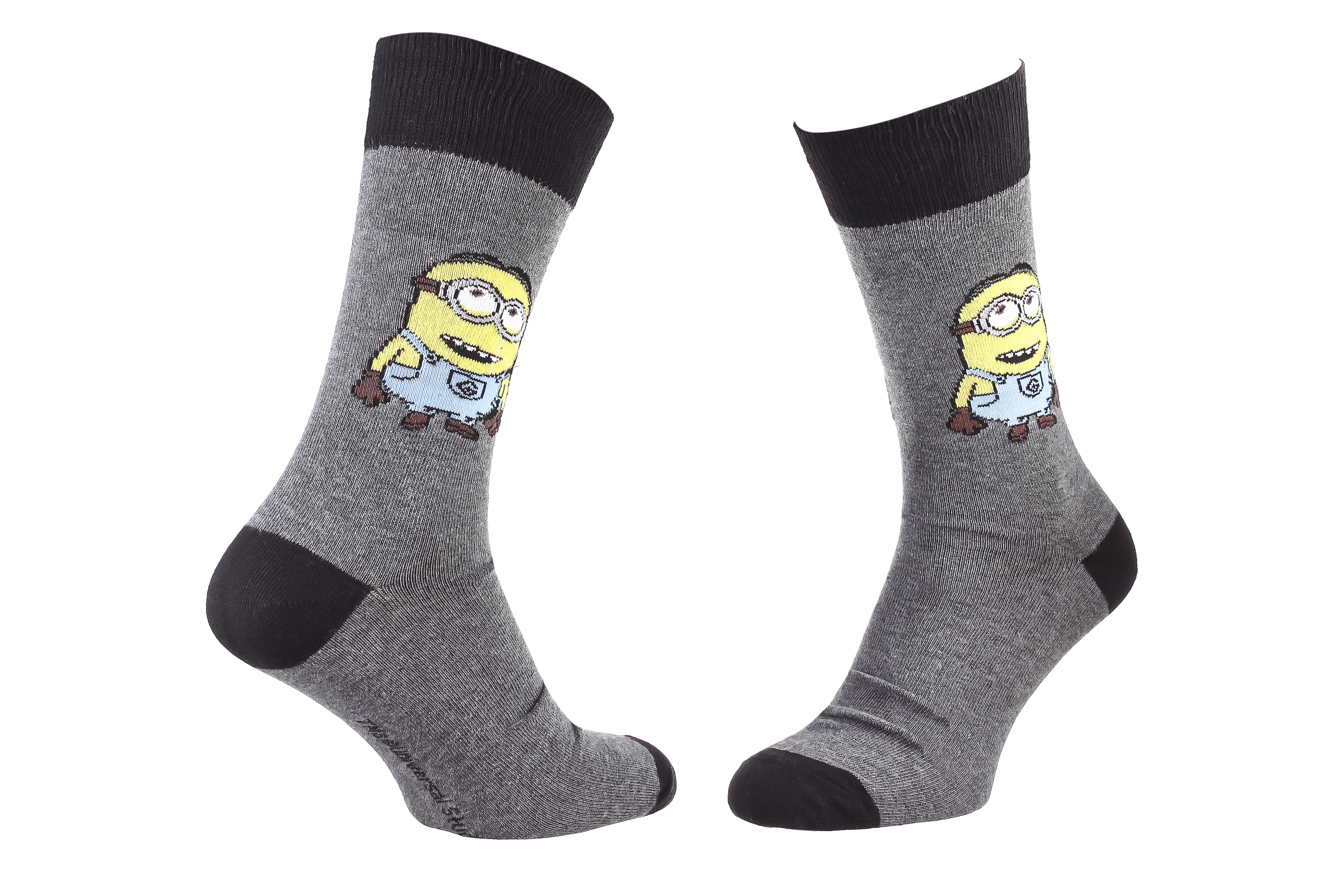 Шкарпетки дитячі Minions Socks 93153667-1 39-42 світло-сірі фото1